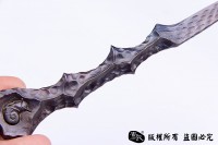 蜗牛人生 手工雕刻茶剑