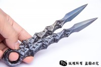 金属风暴 手工雕刻茶剑