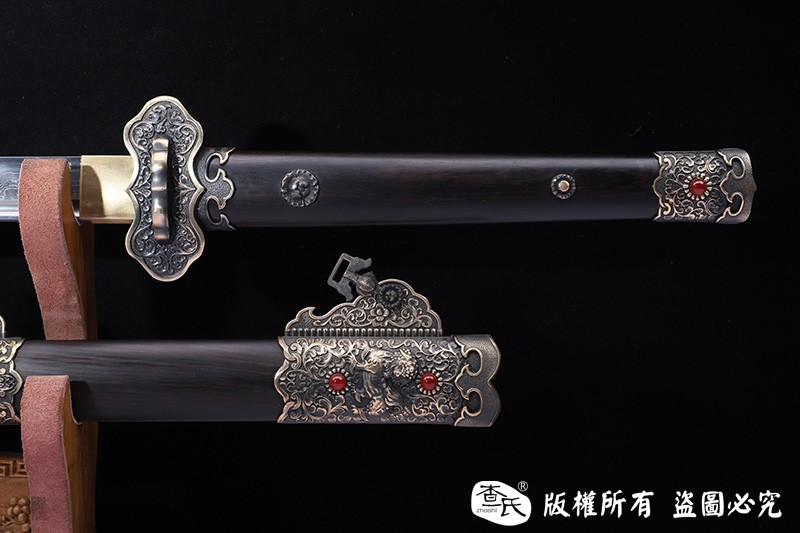 麒麟唐刀 唐剣 中華剣 舞踊刀 古兵器 武具 鑑賞刀 麒麟陌刀（唐刀）