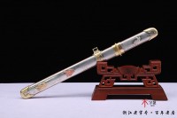 大马士革鱼骨纹虎威短唐刀