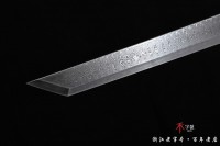 大马士革天梯纹虎威短唐刀